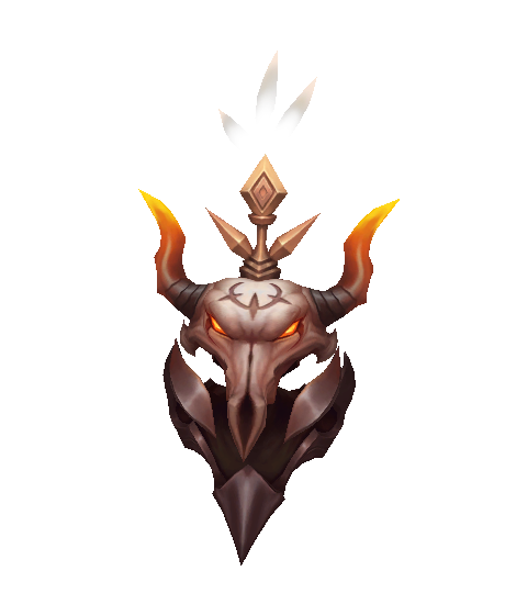 Frontier devil Ward skin for league of legends